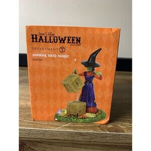 Dept 56 Halloween Moving With Magic 6002303 Retired 2018 Rare